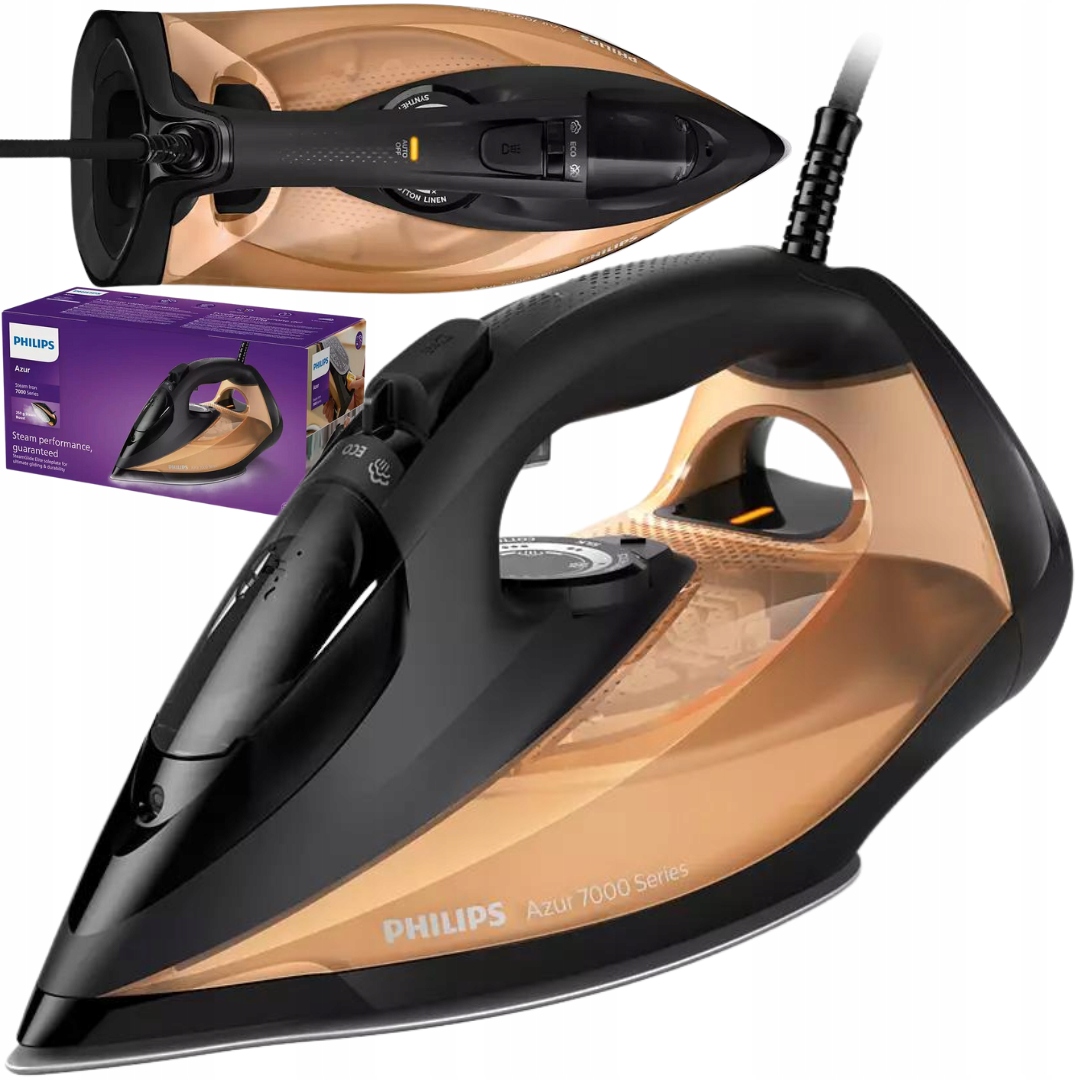 Żelazko Parowe Philips Wysoka Moc 2800W Szybkie Nagrzewanie Auto Wyłączanie