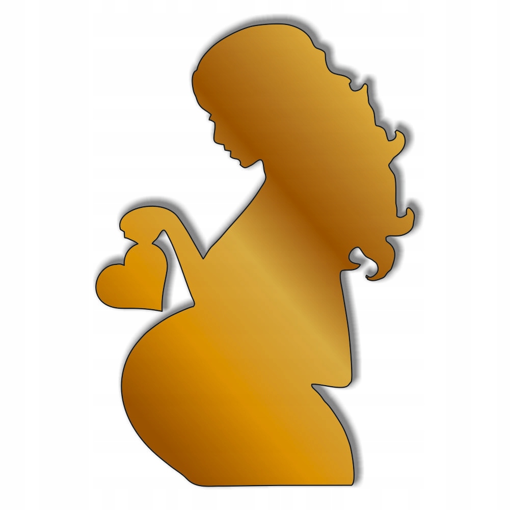 

Topper na bok górę tortu kobieta Ciąża Baby Shower