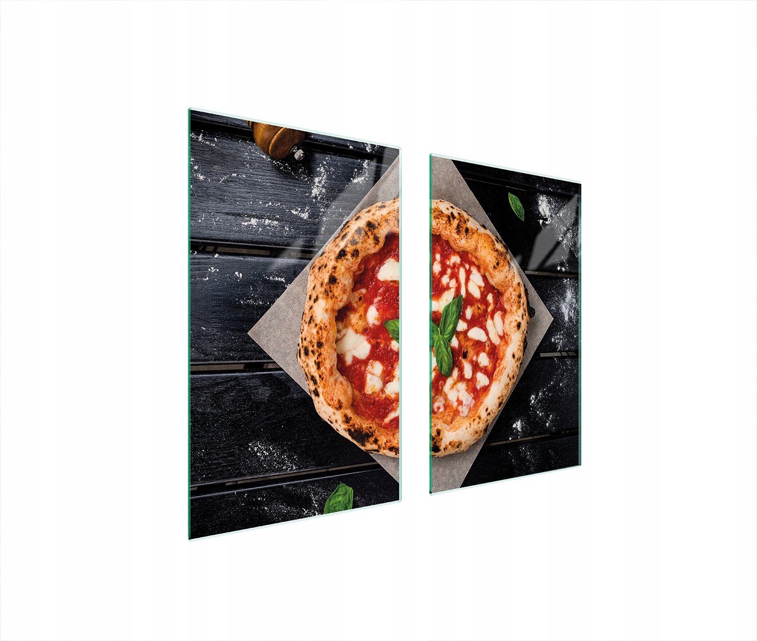 Ochranná Skleněná Deska Na Sporák 75x52 Pizza Tvrzené Sklo