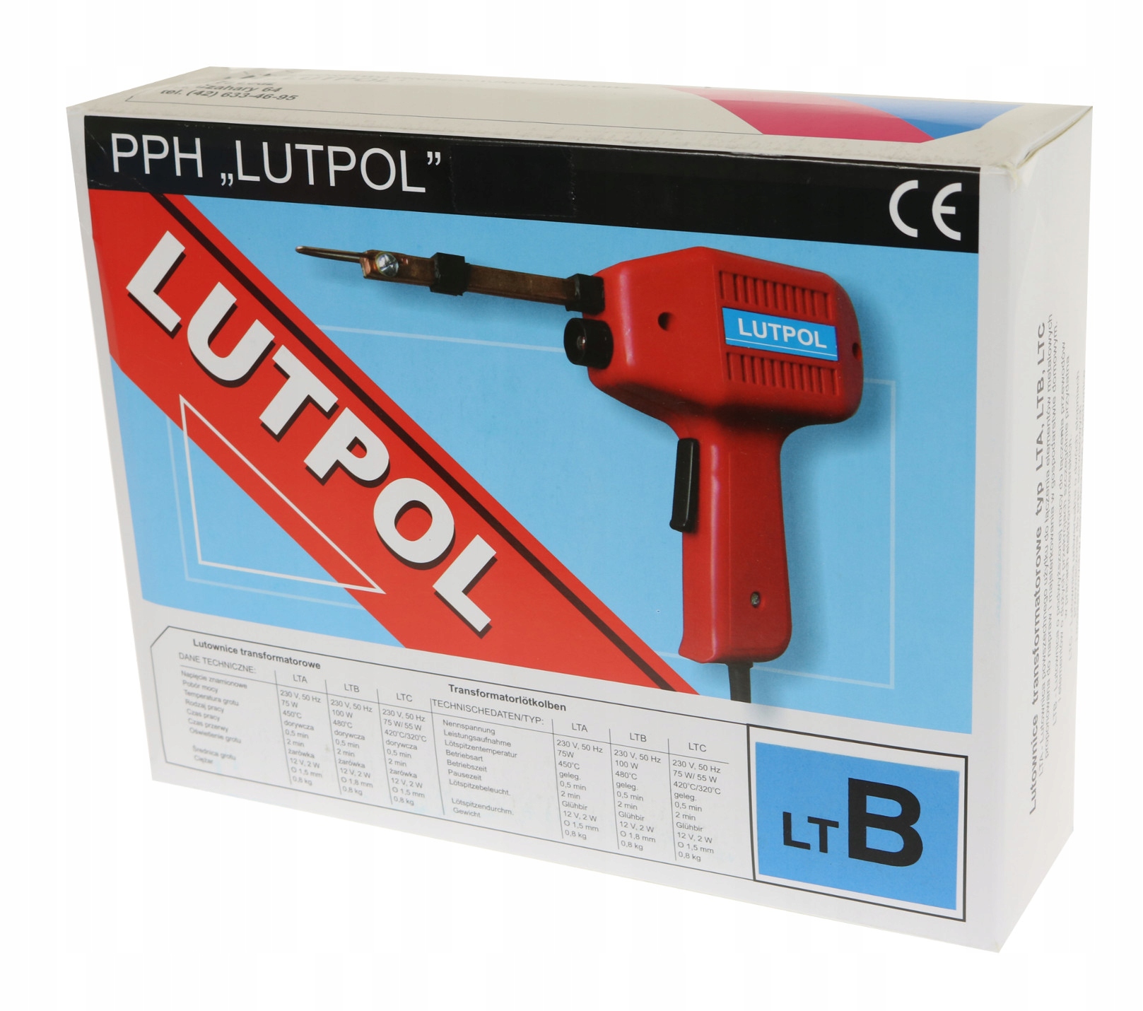 Lutownica L6B transformatorowa 100W Model Lutpol