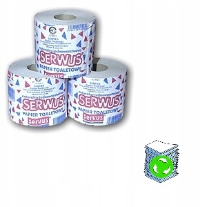

Papier toaletowy bezzapachowy Serwus 64 szt.