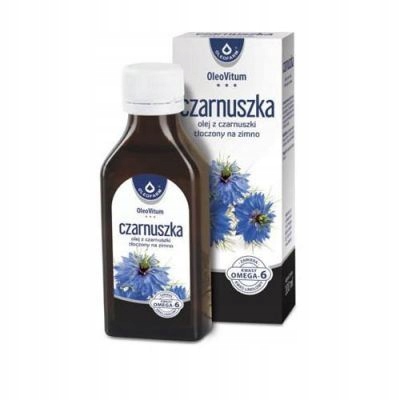 

Olej z czarnuszki tłoczony na zimno 100ml Oleofarm