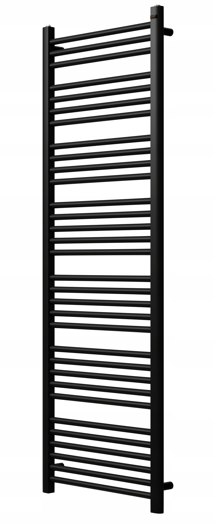 Kúpeľňový Ohrievač Rebrík Čierny 50 cm Hugo 160x50 Poľský Výrobca