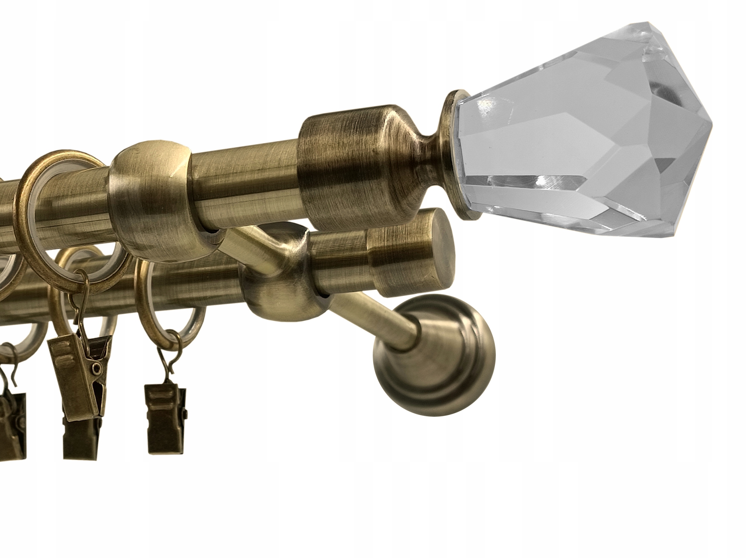 Garnýž kovový fi16+16 fox Zlato Antik 320cm galvanizovaný