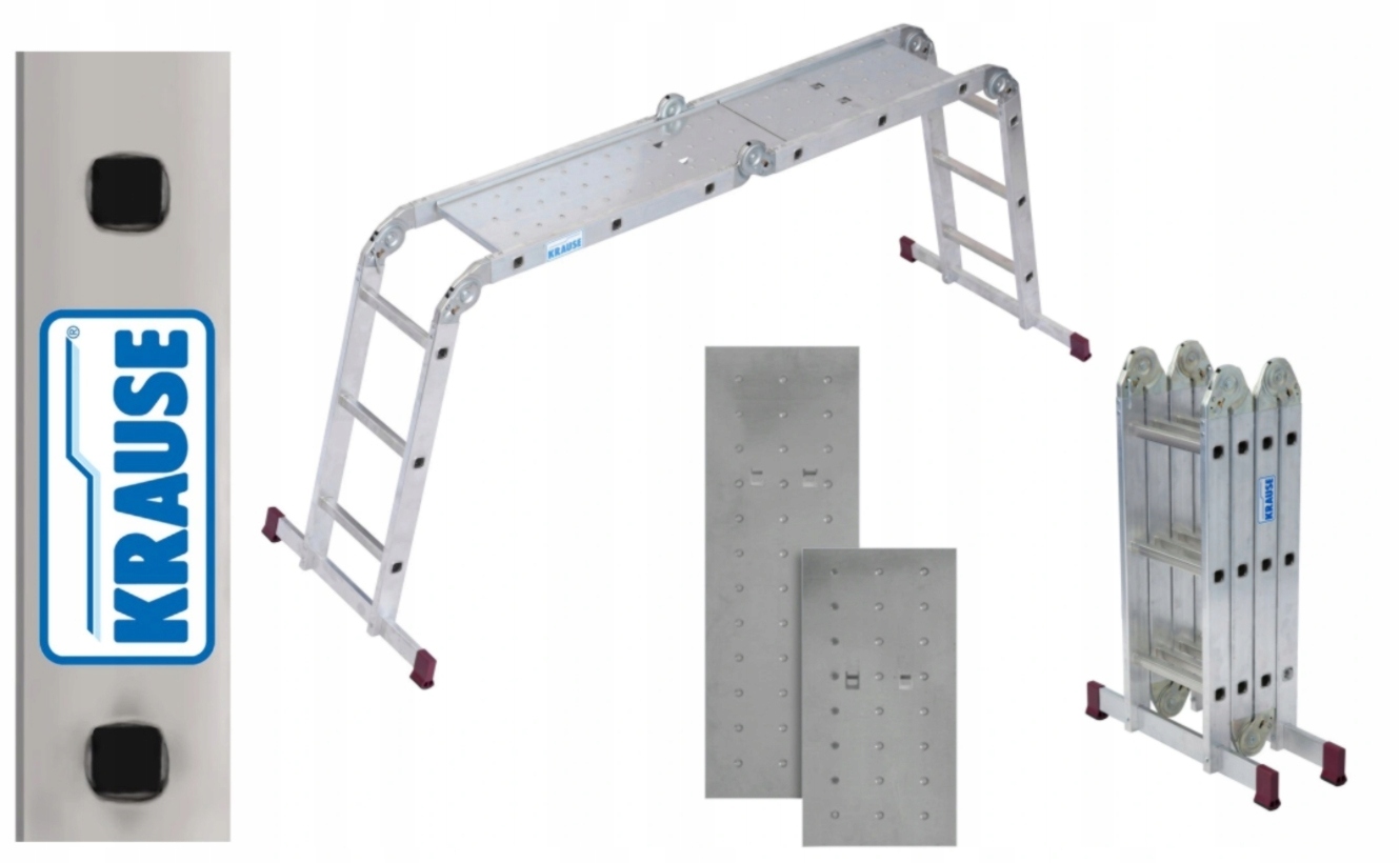 

Drabina składana aluminiowa Krause Corda 4x3