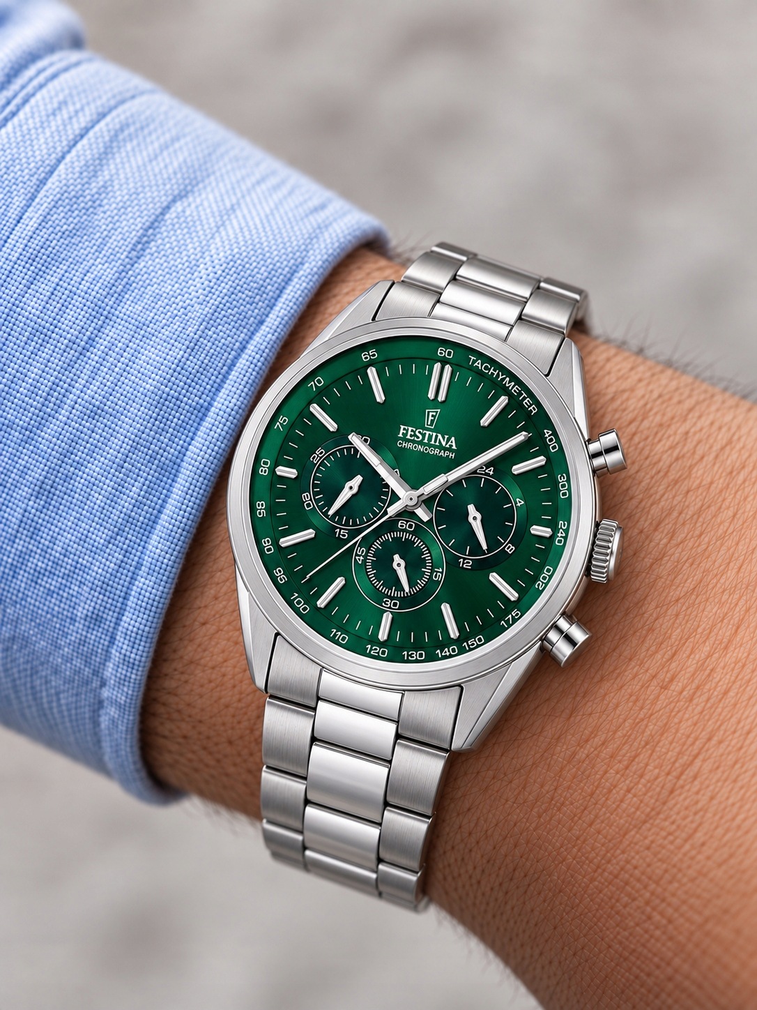 Pánské Hodinky Festina Timeless Chrono F16820/R 43,50 mm 5ATM