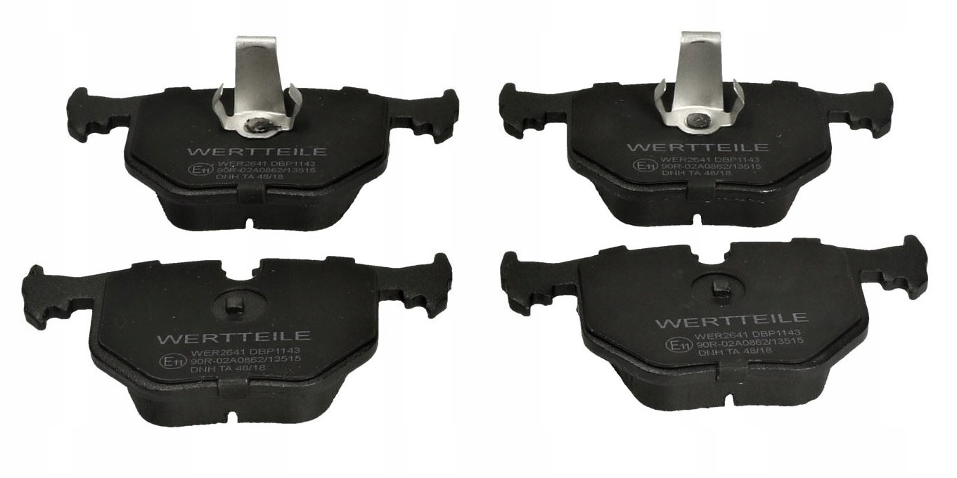 GDB1530 - ТОРМОЗНЫЕ КОЛОДКИ WERTTEILE WER2641 + БЕСПЛАТНО