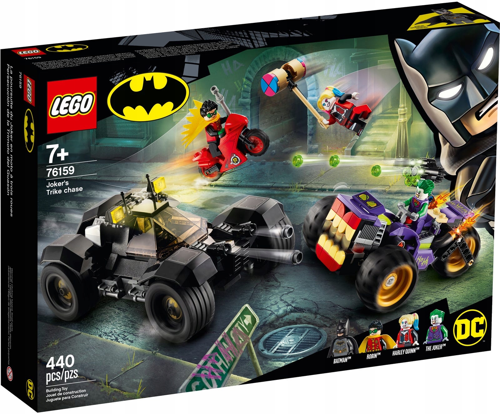 Lego Heroes 76159 Pronásledování Jokera na tříkolce Nový