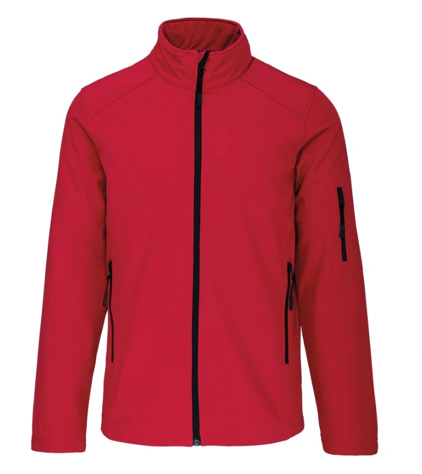 Pánská Bunda Kariban Softshell 3-VRSTVÁ Červená Voděodolná vel. XL