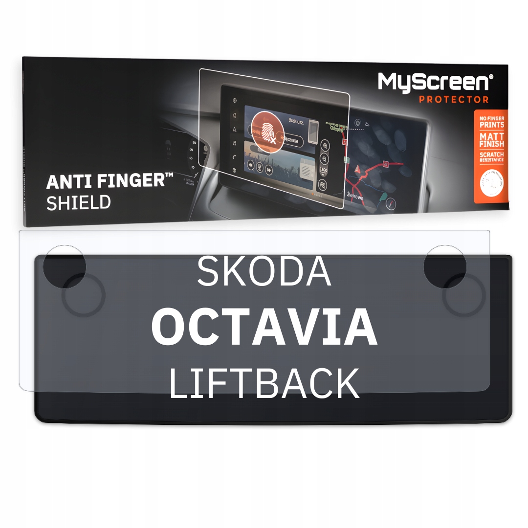 Matná fólie pro Skoda Octavia Liftback 2020 10" MyScreen s ochranou proti odtlačkům prstů