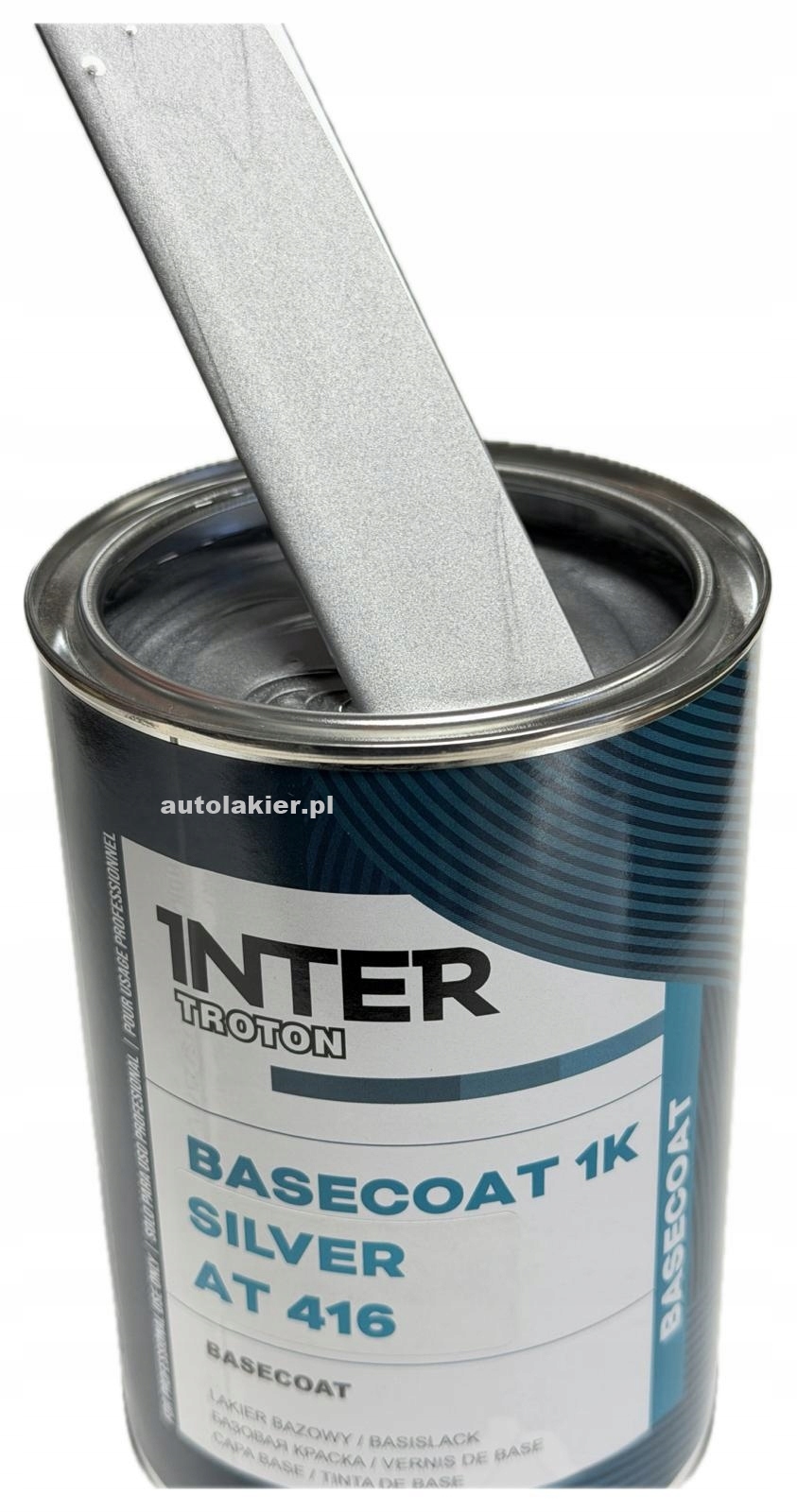 At 416 baza Srebrna Średnie ziarno aluminium 1 Litr Troton 731