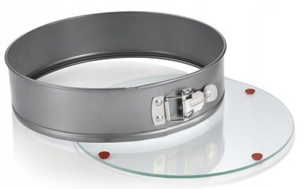 

Tortownica Rozkladana Ze Szklanym Dnem 28CM