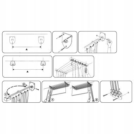 Suszarka SUFITOWA PickUp 140 jak VILEDA Highline Model Highline 140