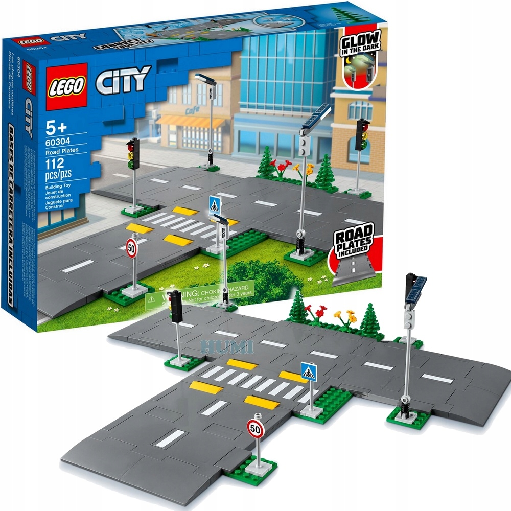 

Lego City 60304 Płyty drogowe Ulice Skrzyżowanie
