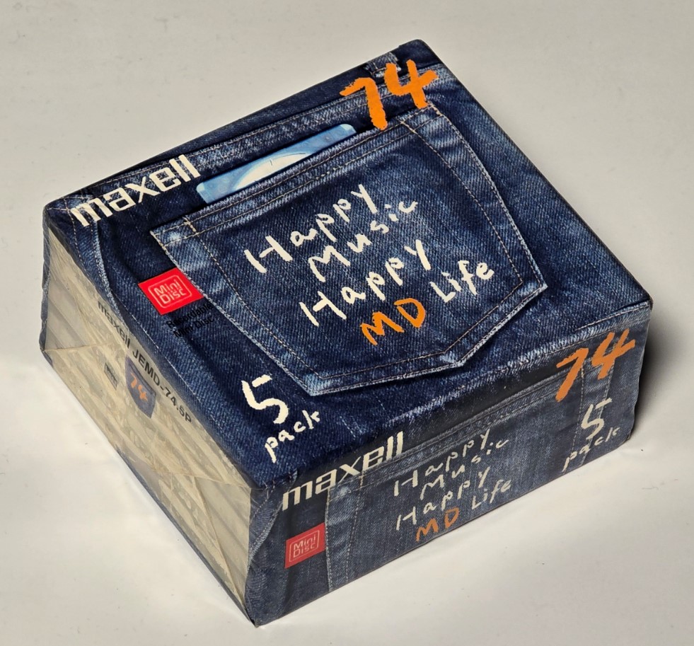 Minidisc MD Maxell Happy Music Happy MD Life 80 5kusů Vyrobených V Japonsku
