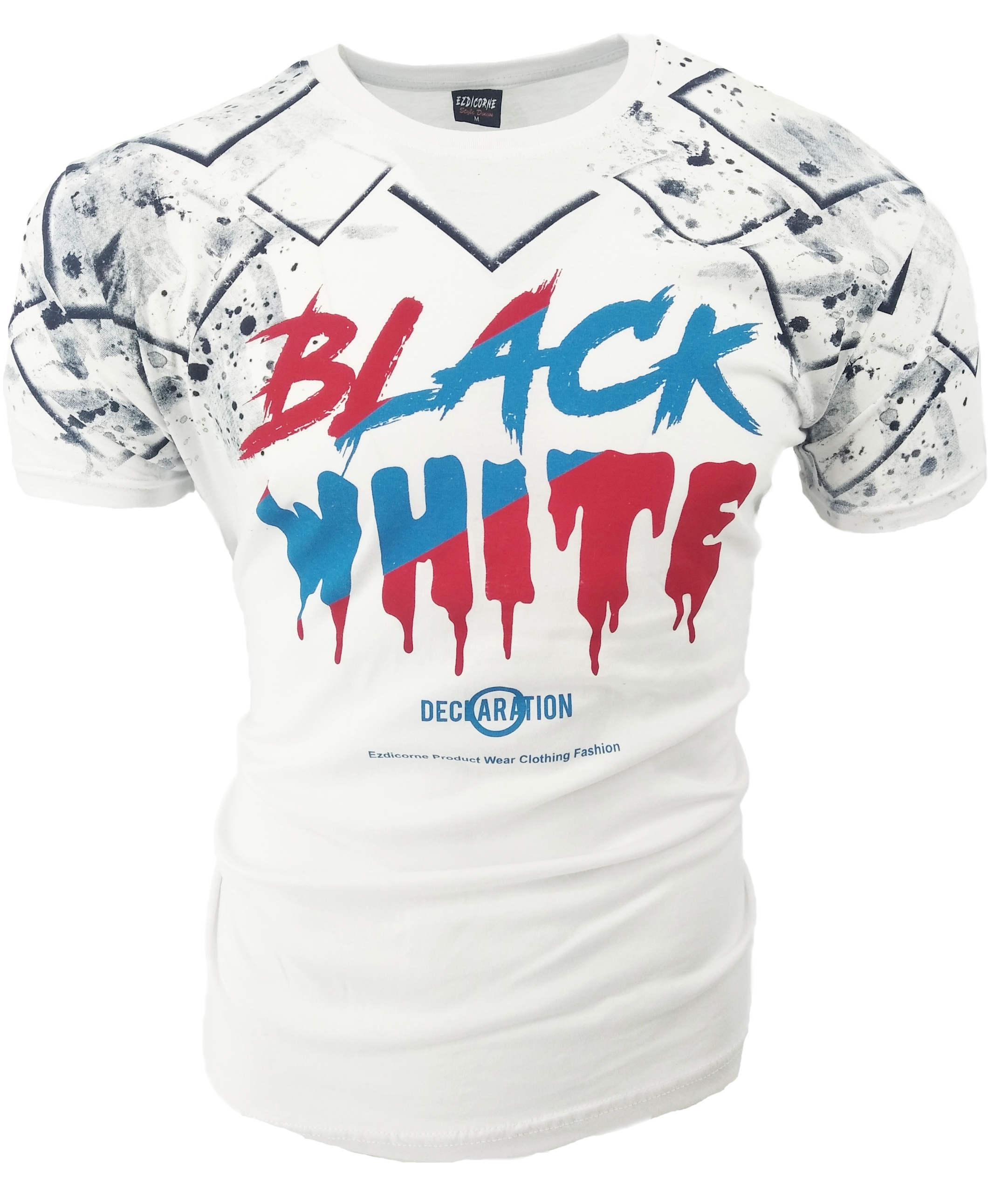 

Koszulka Męska T-shirt Męski Biały B&w [XXL]