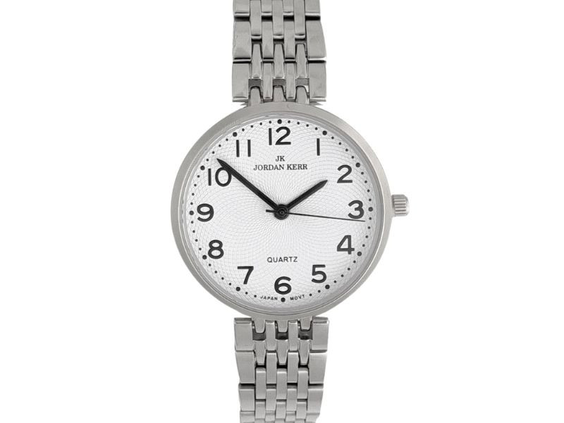 Dámské hodinky na mesh náramku bez zirkonu s bílým ciferníkem dárek