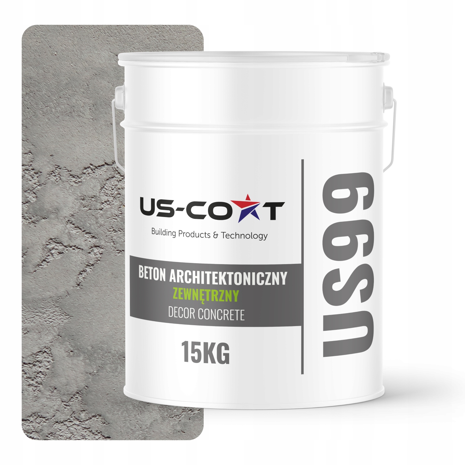 Vnější Architektonický Beton 10m2 15kg Ozdobný Efekt Šedý Natural 275