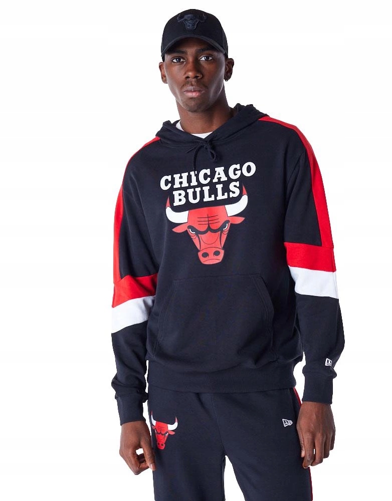 pánská mikina New Era s kapucí nba Chicago Bulls
