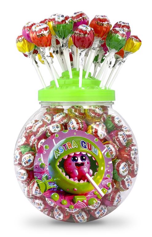 Levně Astra Lízátka ovocná kulička 12 g x 140 kusů