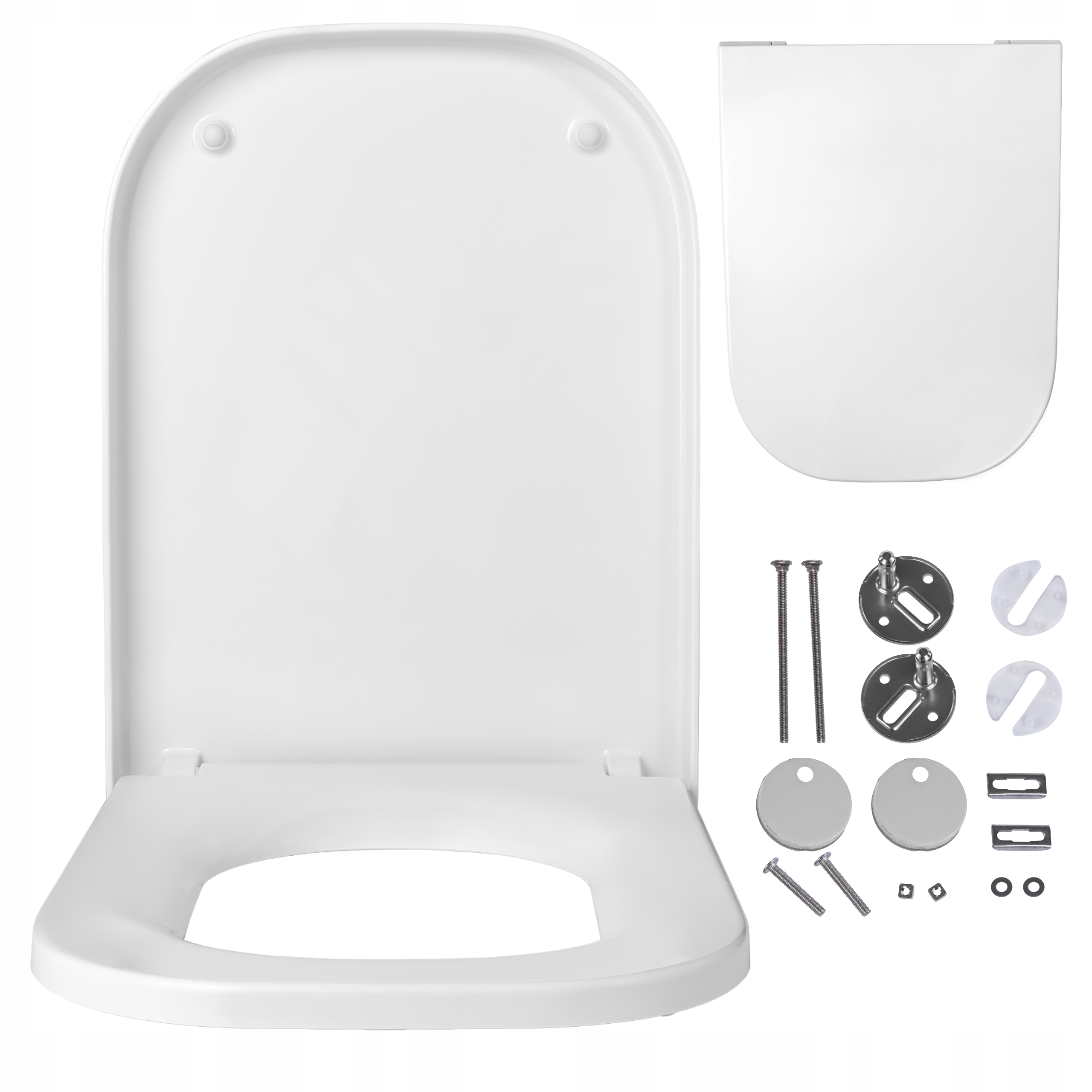 Wc sedátko s pozvolným sklápěním pro Roca Gap tvrdé, antibakteriální, Pevné