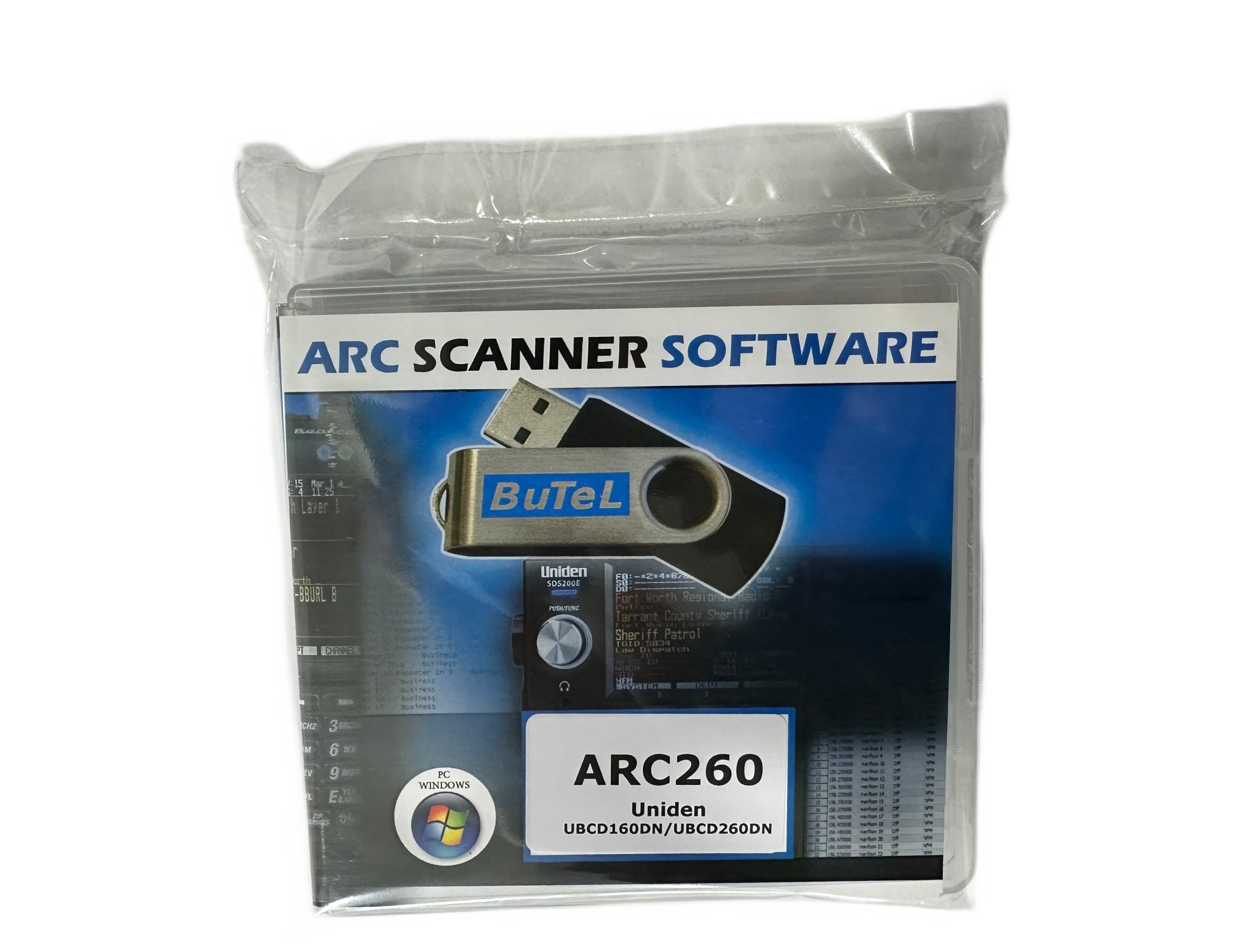 Butel ARC-260 oprogramowanie do skanerów Uniden Ubcd 160 Dn, Ubcd 260 Dn