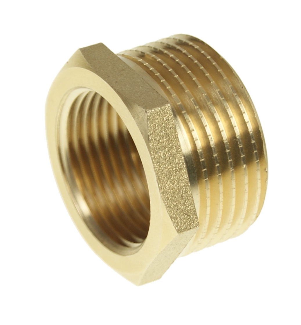 

Redukcja mosiężna 3/4 x 1/2 " Gz Gw Polska