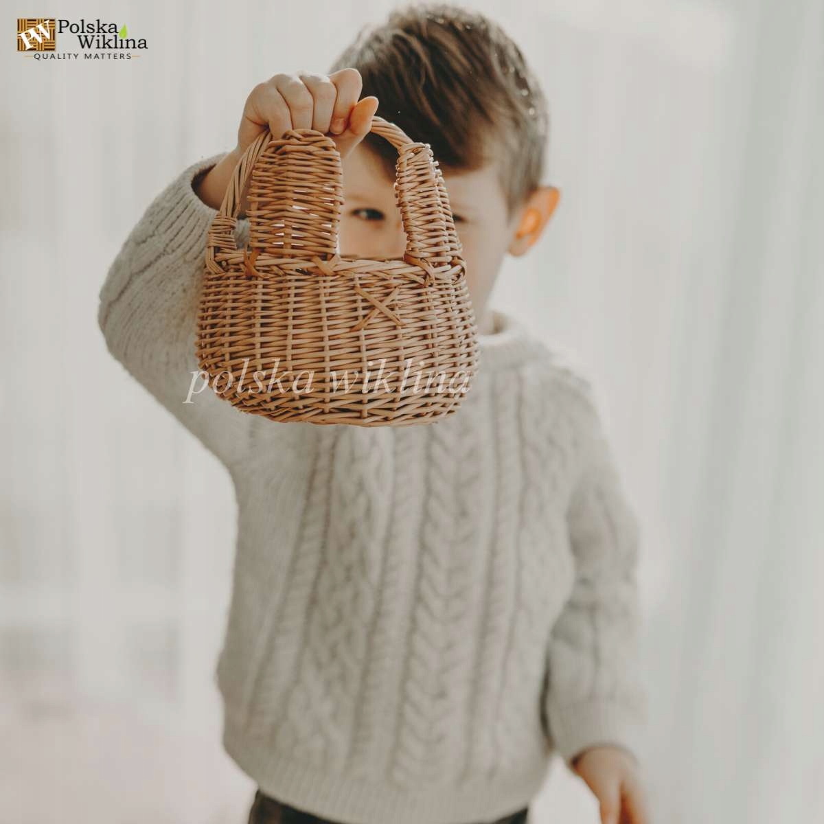 KOSZYK WIELKANOCNY MIŚ KOSZ WIKLINOWY Z USZAMI DO ŚWIĘCENIA 15 CM NATURAL Rodzaj koszyk