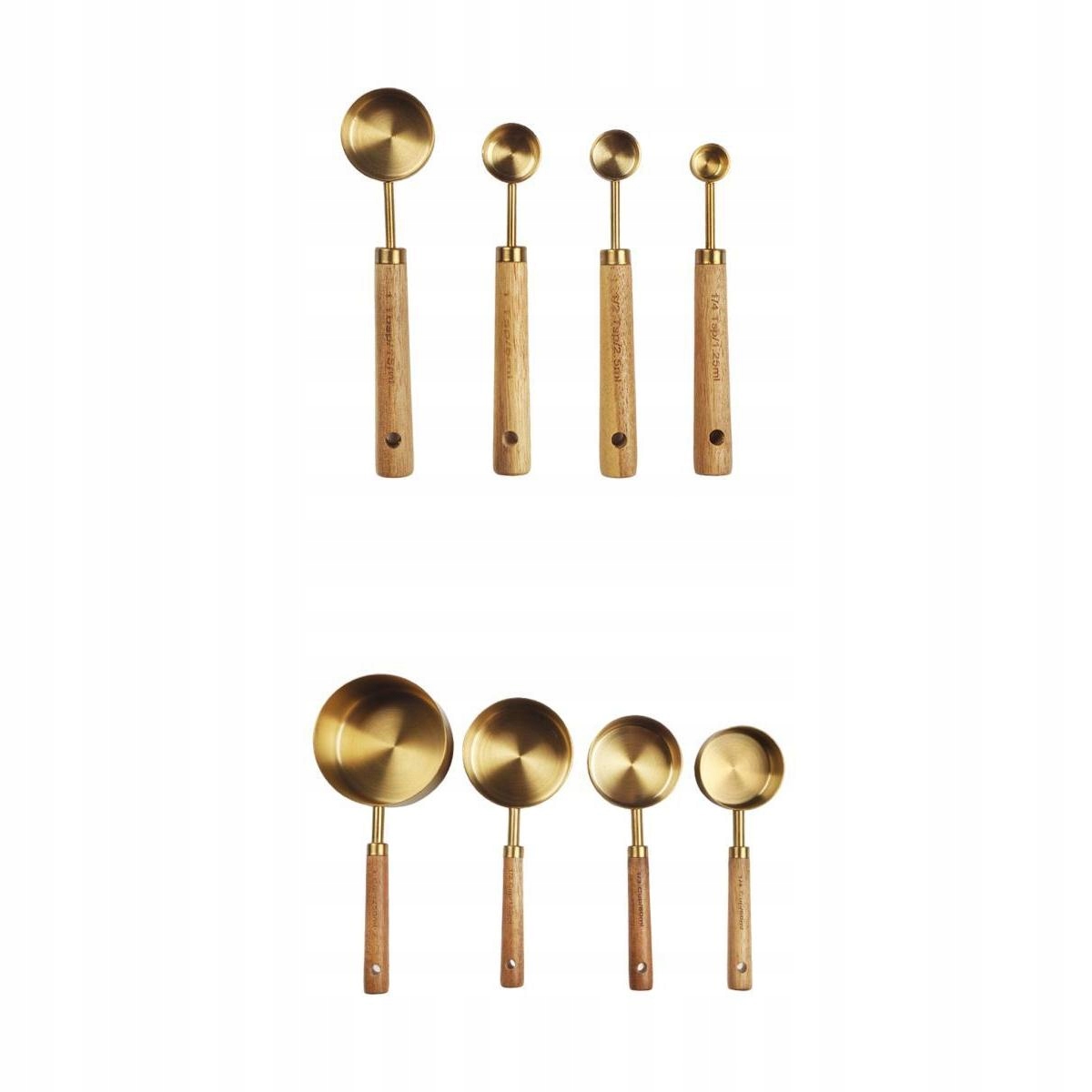 8x Zestaw miarek i łyżek Zestaw miarek