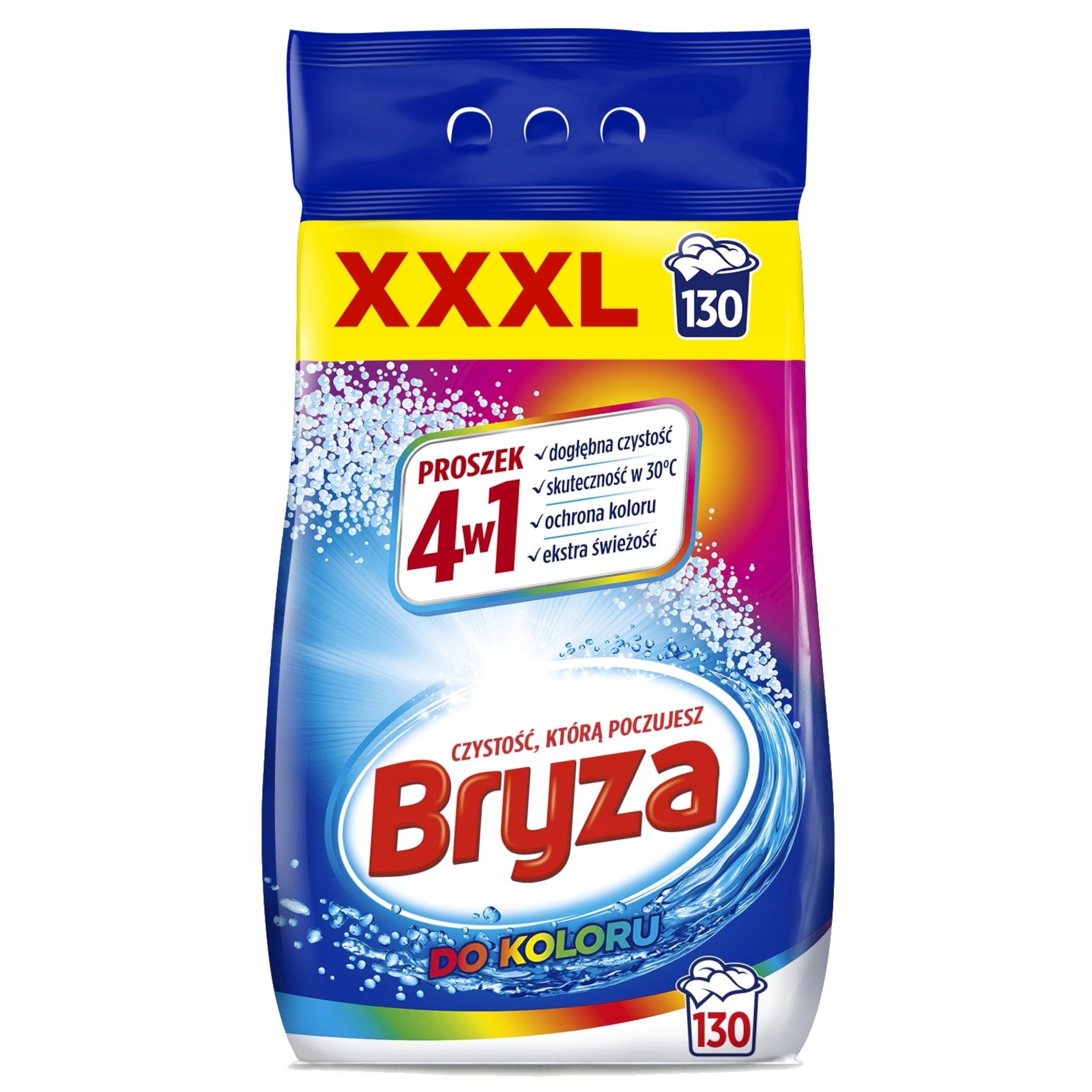Prášek na praní Bryza Color 4v1 pro barvu 130 praní 8,45 kg