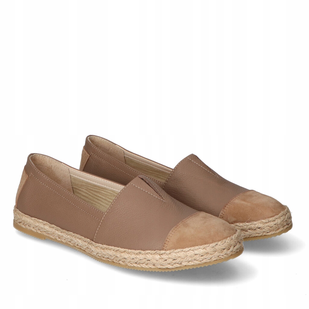 Espadryle Veronna 1040 Orzechowe Lico 39 Materiał wkładki skóra naturalna