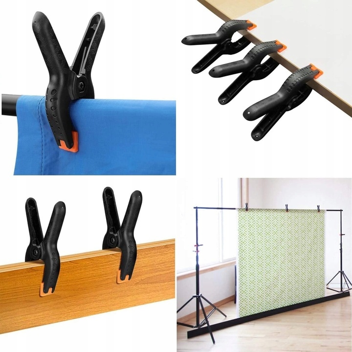 ŚCISK ZACISK STOLARSKI SPRĘŻYNOWY MODELARSKI KLAMERKA CHWYTAK KLIPS MOCNY Kod producenta 2856