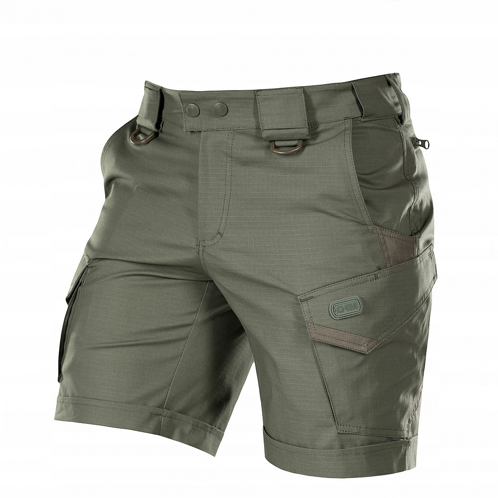 Szorty Spodenki Bojówki Taktyczne Męskie M-Tac Aggressor Short Army Olive L