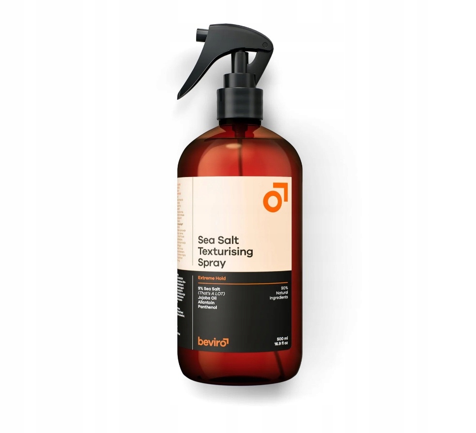 Sprej s mořskou solí pro silné uchopení vlasů Beviro Sea Salt Spray Extreme Hol