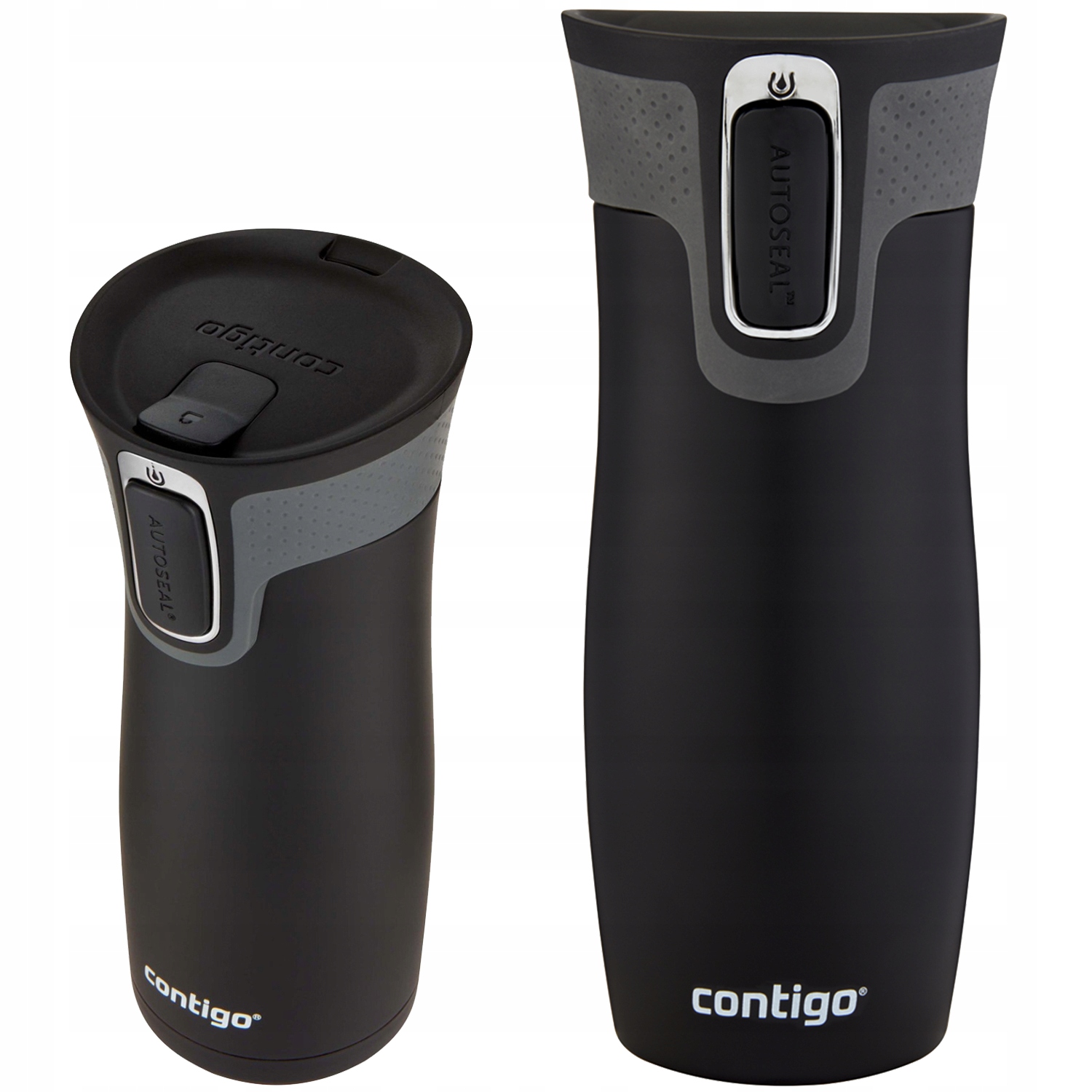 Termohrnek Contigo West Loop 470 ml na Kávu Čaj Nápoje Černý