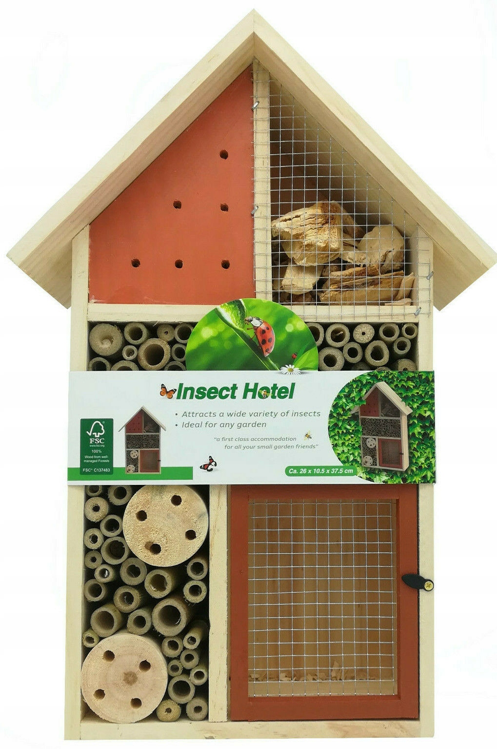 

Domek hotel Budka lęgowa Owadów motyli XXL NAT-530