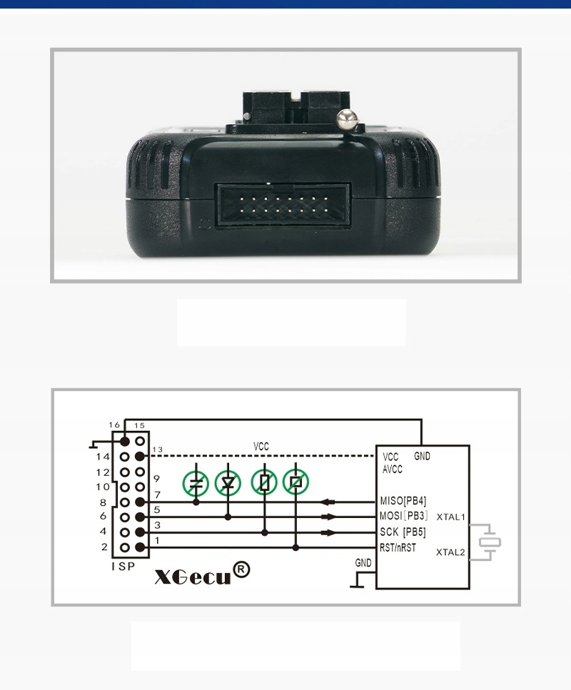 PROGRAMATOR UNIWERSALNY T48 TL866-3G 25 adapterów Rodzaj programator uniwersalny
