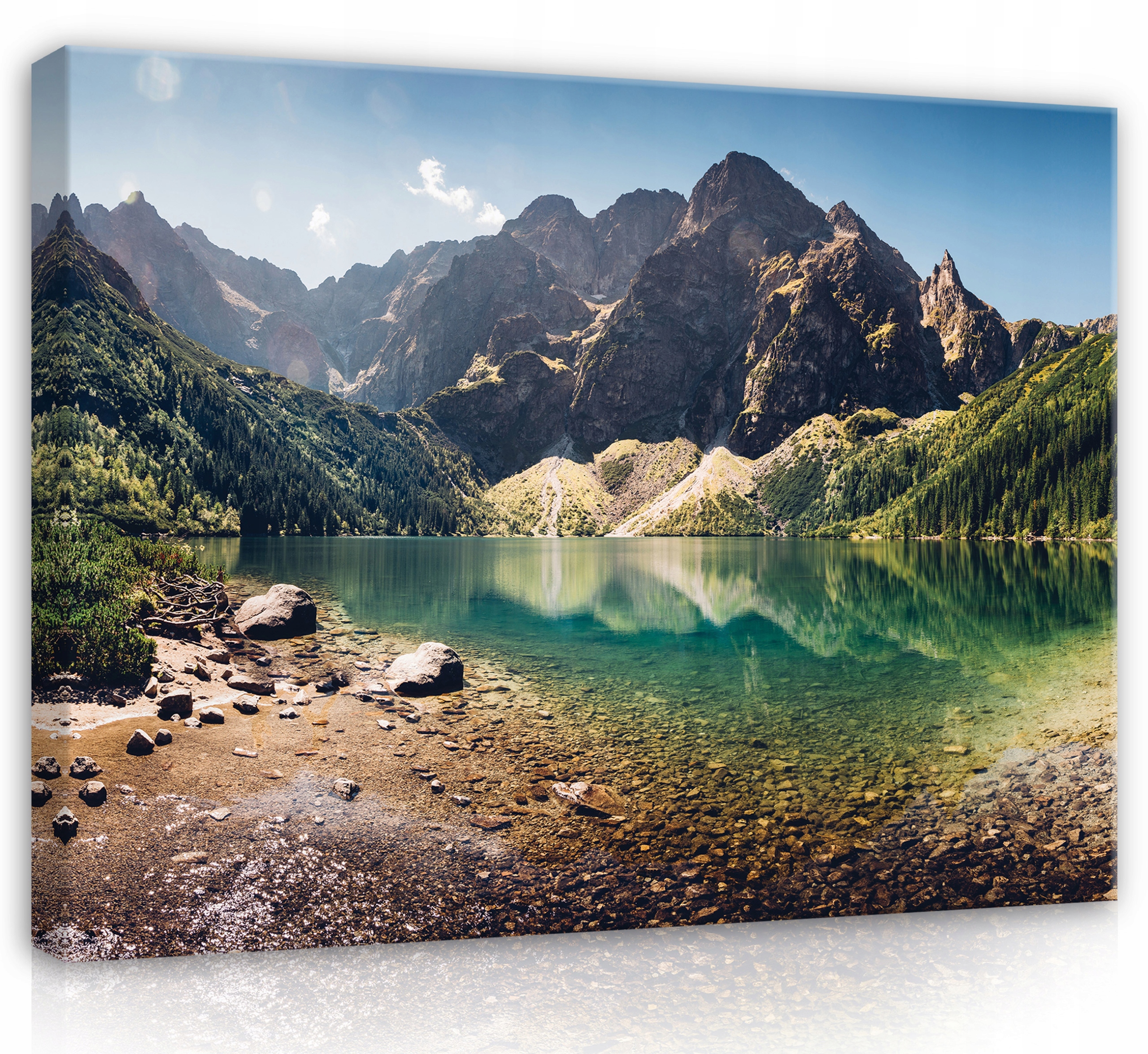 Obraz Na Plátně Canvas 100x75 Hory Jezero Krajina