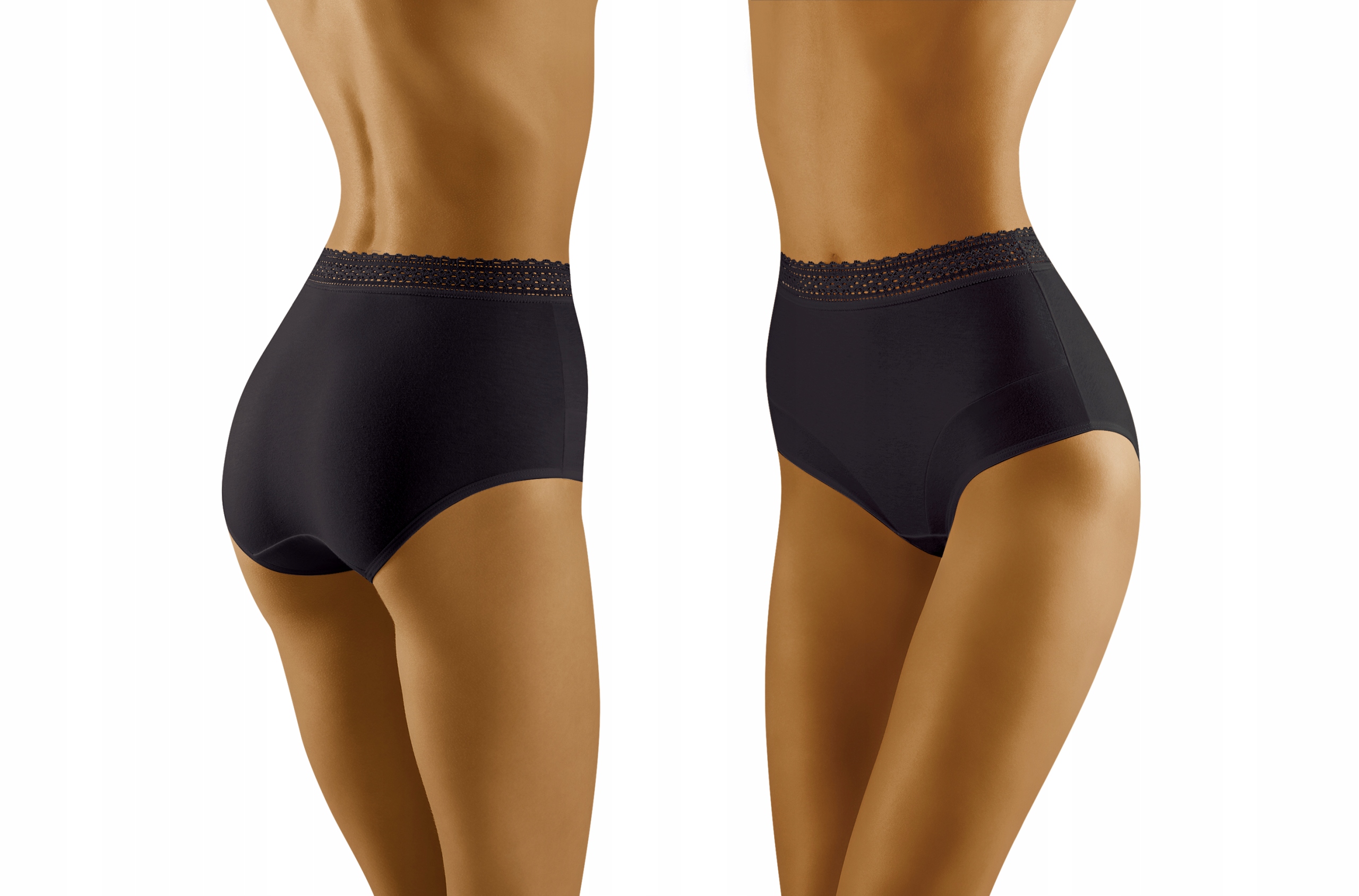 

Wol-Bar Eco-Go czarny XL Majtki wysokie figi