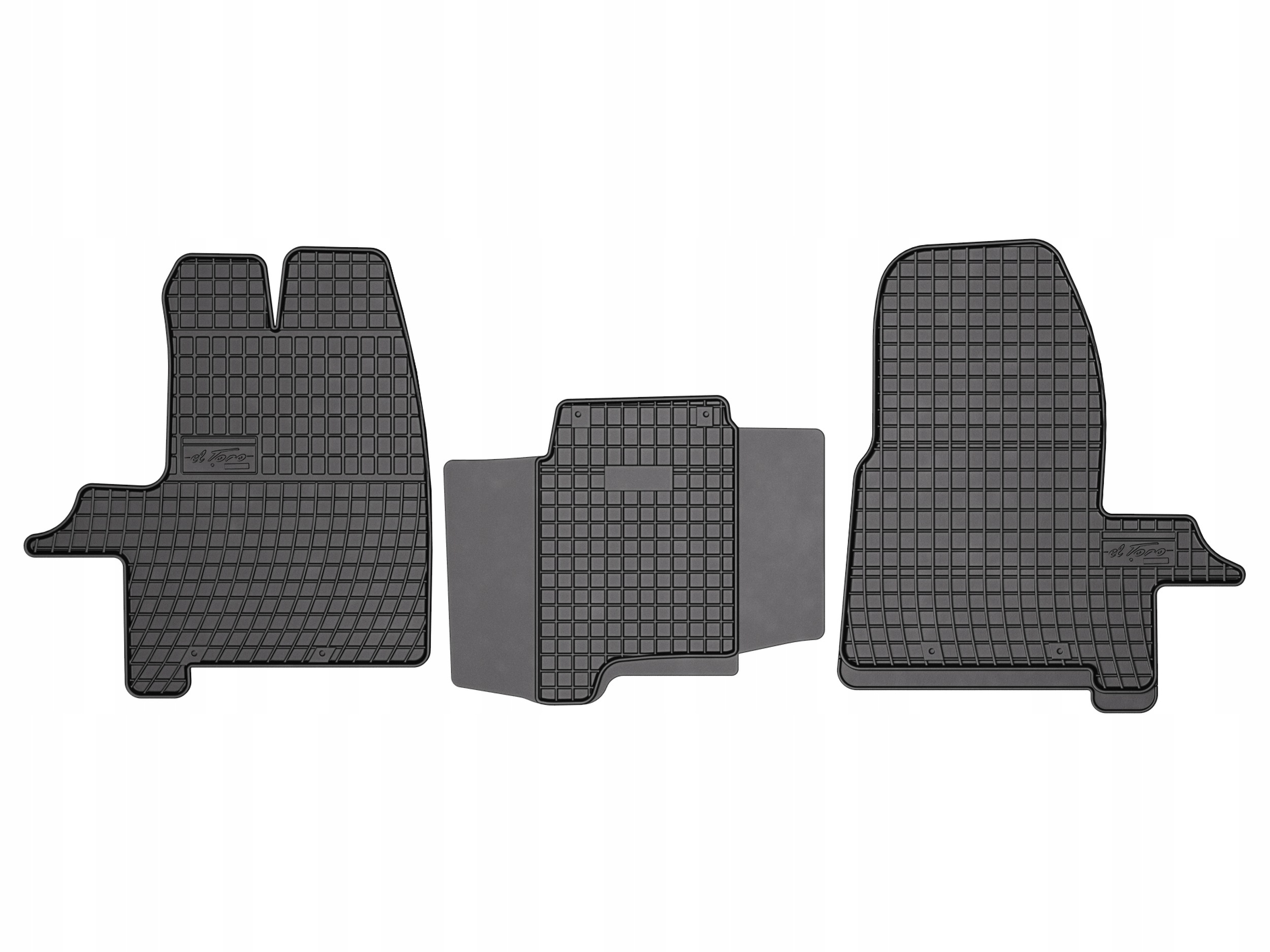Gumové rohože Ford Tourneo Custom I 2012-2023 dodávkové přední 3 ks SolidPRO