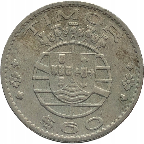 58391. Timor Portugalski, 60 centavo, 1958r.