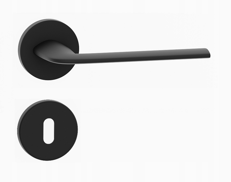 Klika kliky Ariela černá černé rozety klíč