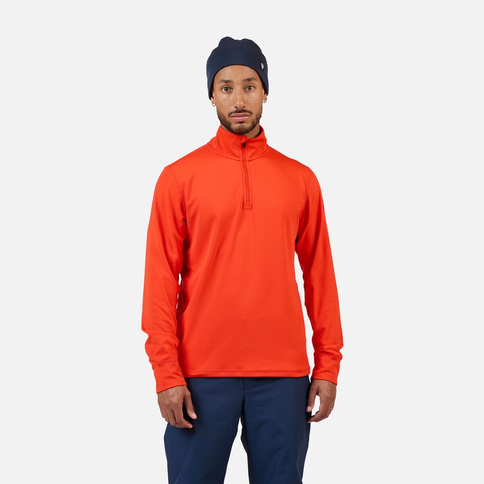 Bluza Narciarska Męska Rossignol Mid Layer Stretch Hz RLOML15_41P Red