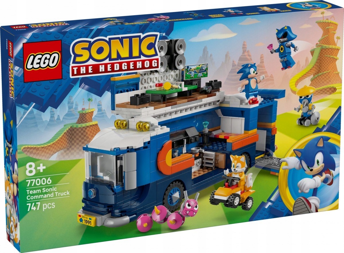 Stavebnice Sonic 77006 Sonic a vozidlo pro speciální úkoly
