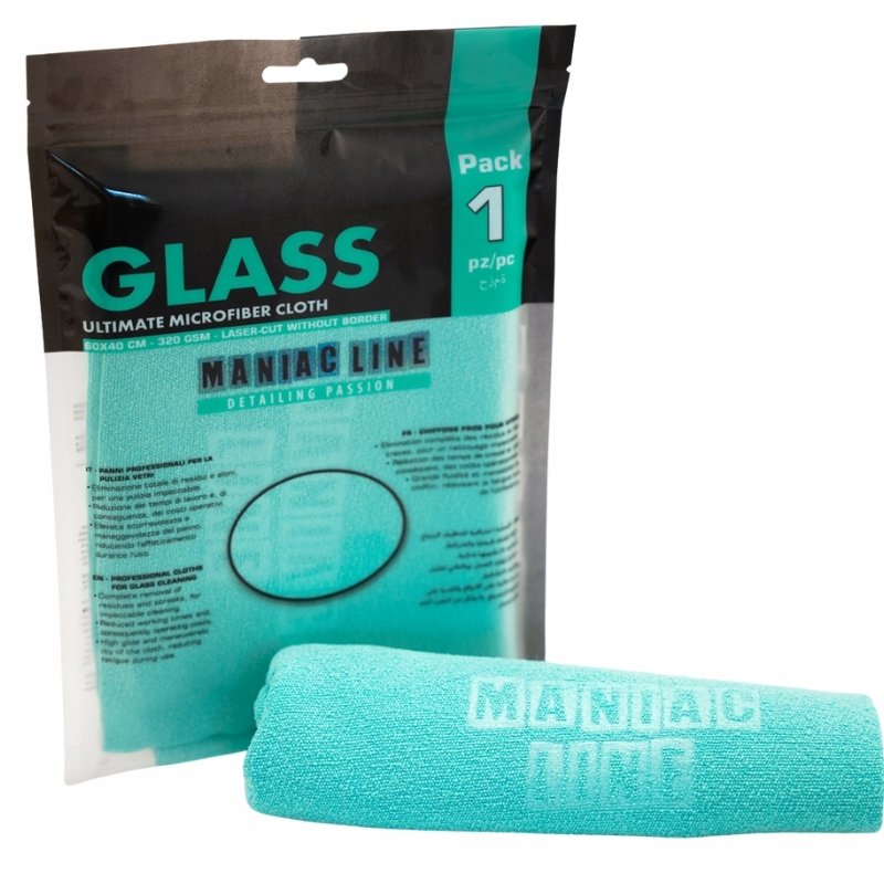 Mikrofibra do mycia szyb 60x40 cm Glass Maniac Line Mafra