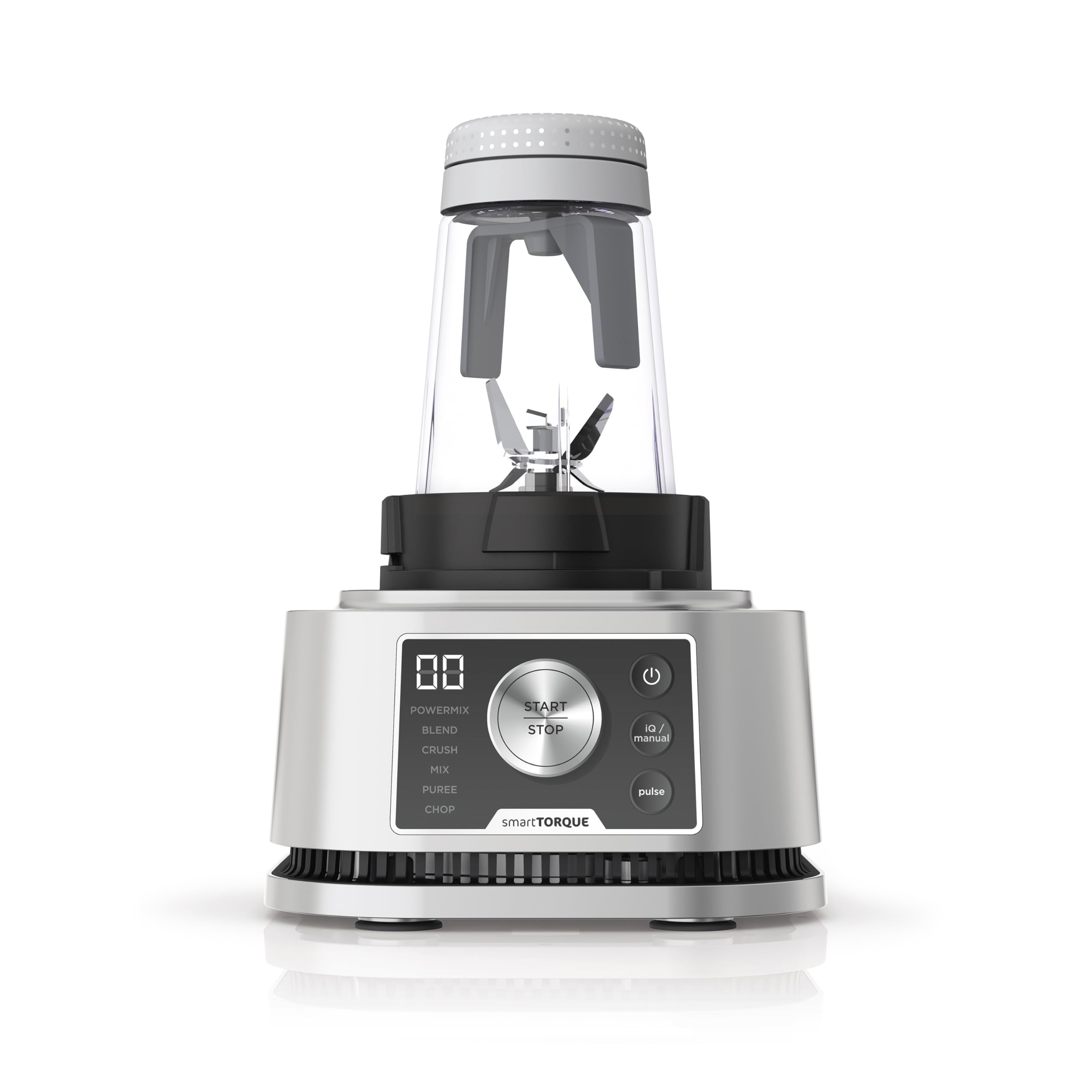 NINJA Foodi Power Nutri Mixer 3w1 Smoothie Grube Koktajle 1200W Srebrny — miniatura 7