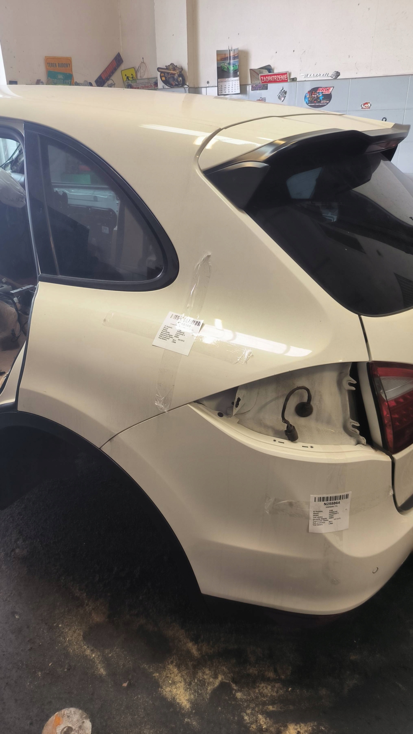 LONGHERONE parafango sinistra posteriore LR9A PORSCHE CAYENNE II