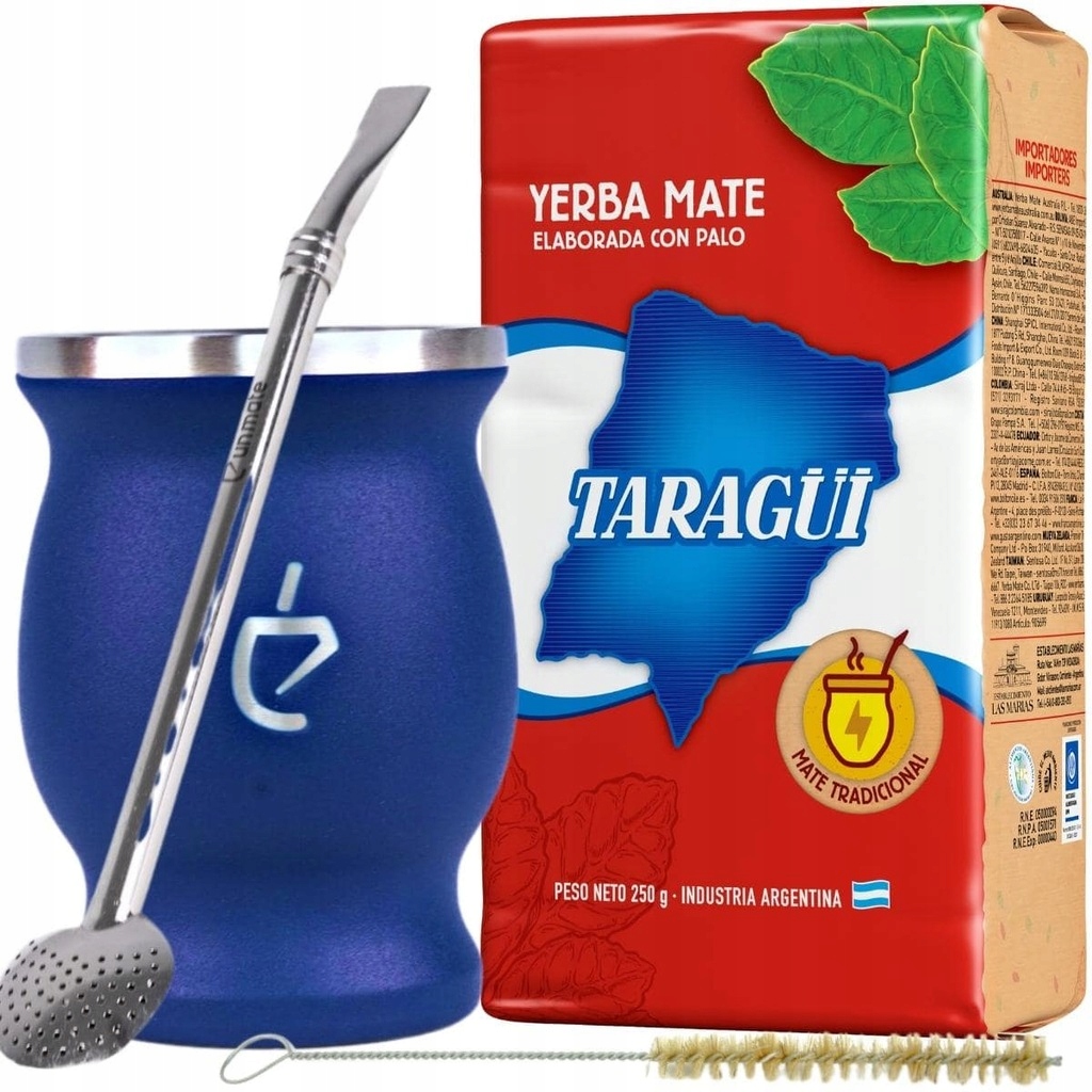 Levně Originální sada pro yerba maté od Un Mate Taragui: bombilla, hrnek, yerba