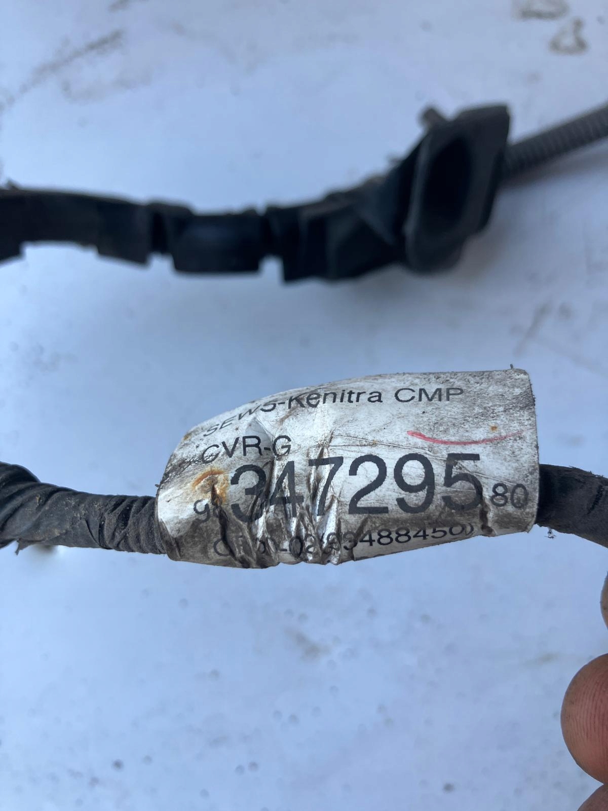 sensor ABS bundle left rear part OPEL CORSA F 9824474280 9834729580