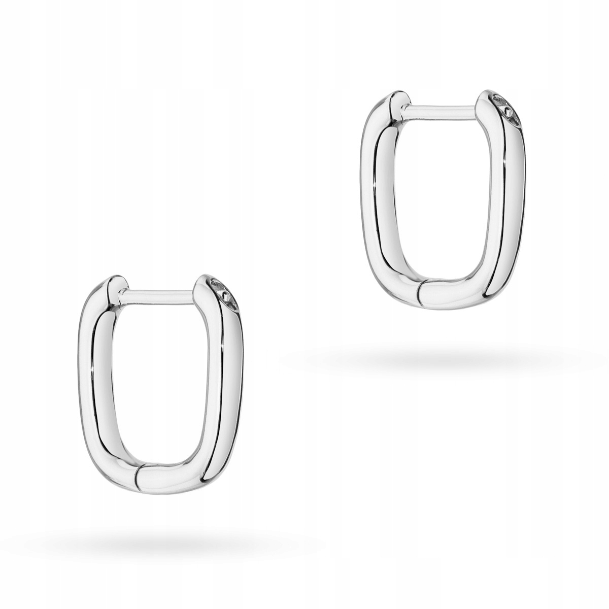 Stříbrné Náušnice ryzost 925 Geometrické sponky